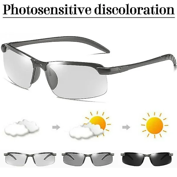 Men's Golf Glasses with Photochromic Lenses UV400