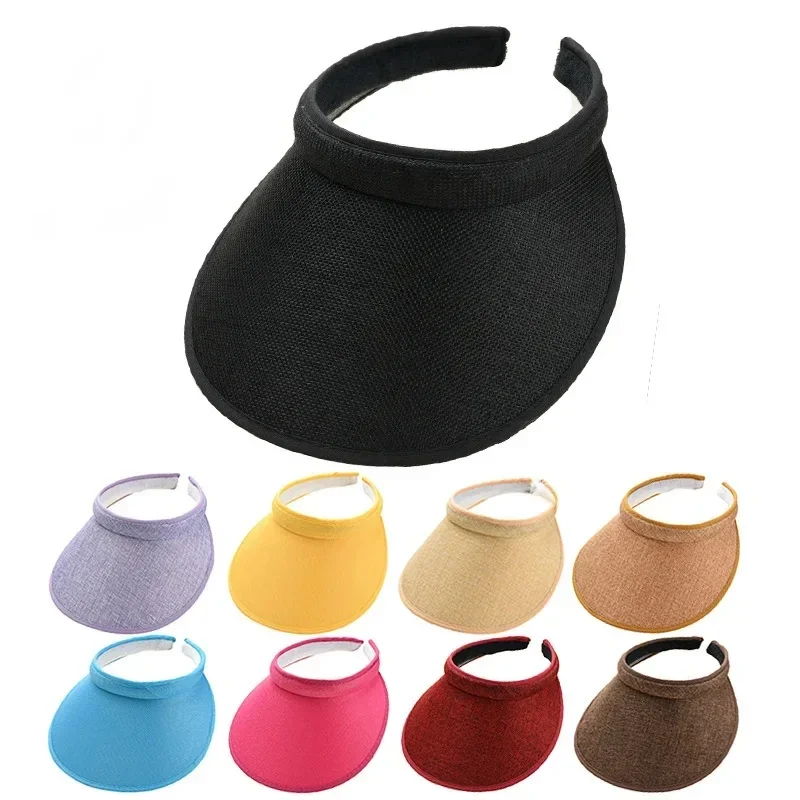 AliExpress - Dames zomerzonnehoed brede rand strand buiten reizen opvouwbaar multifunctionele strohoed vizier zonnekap draagbaar