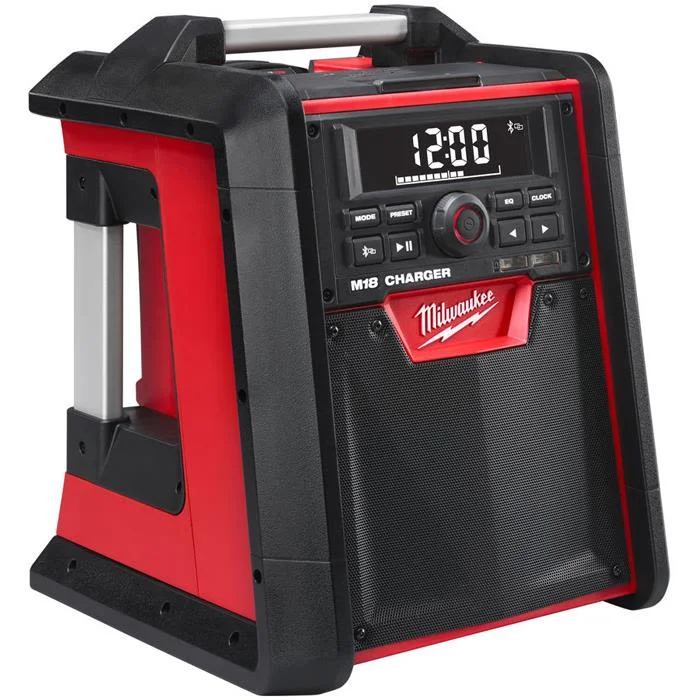 Milwaukee M18 RC-0 Radio Bluetooth, mukana laturi, ilman akkua, Työmaaradiot & kaiuttimet
