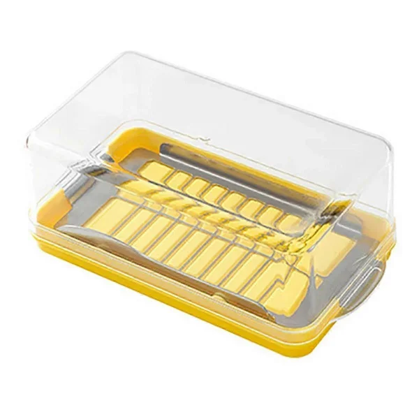 Butter Cutting Box with Lid, Butter Cutter, Cutting Plate, Butter Container, Butter Storage, Butter Dish, Large L