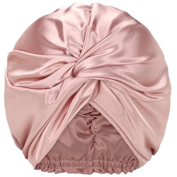 Satin Night Cap Hood Silk Night Cap 19 Momme Silk Cap Satin Cap Night Cap Women Hair Care Sleeping Cap Hair Net Soft & Shiny Hair 25 Cm Unisex