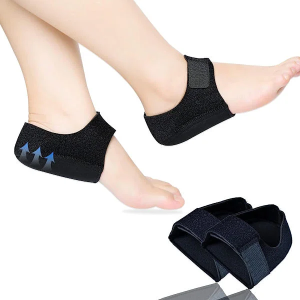 Hælknotter, Gel Hælkopper, Hælstøtte for Plantar Fasciitt, Tørre Sprukne Hæler, Hælplaster