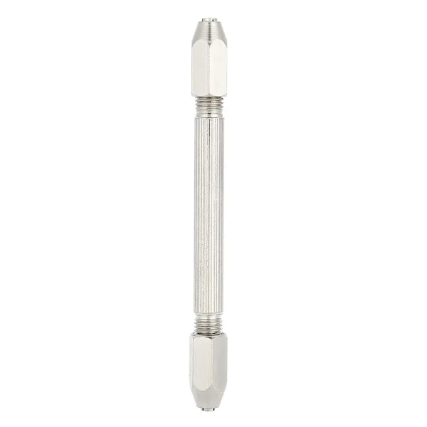 Dubbeländad Chuck Hand Twist Borr Bits Smycken Klocka Reparationsverktyg Hex Vinkel