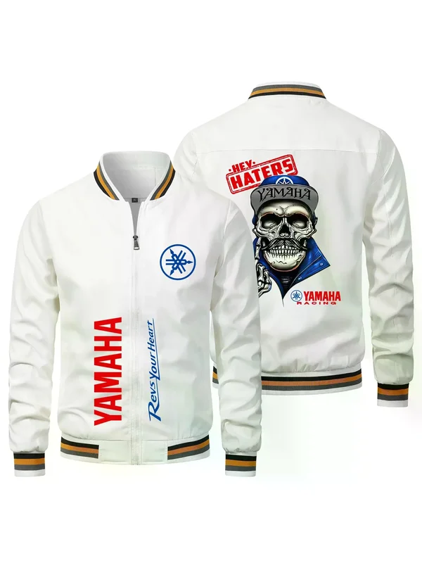AliExpress - Nouvelles Vestes Moto 2026 – Blouson Bomber Hip-hop Harajuku avec Logo Yamaha – Vêtements de Sport et de Motard – Veste Yamaha R1 pour 