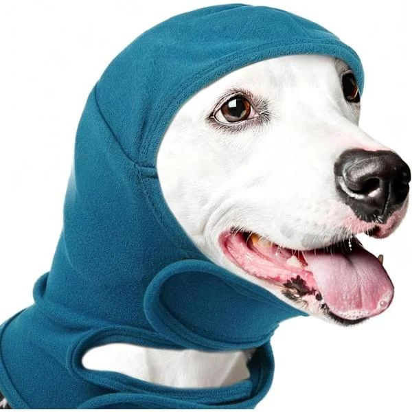 Hörselskydd hund, hörselskydd för hundar, bullerskydd, öronskydd, lugnande huva, hundmössa, justerbart hundfoder för pälsvård