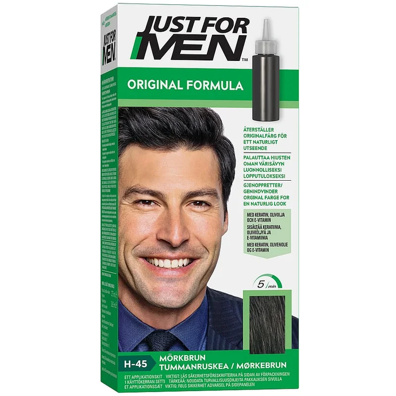 Just For Men Hårfarve Dark Brown, Mænd, Hår, Hårfarve