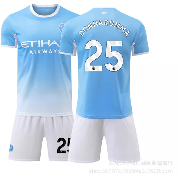 Laadukas pelipaita edulliseen hintaan, nopea toimitus 27 Manchester City, numero 25