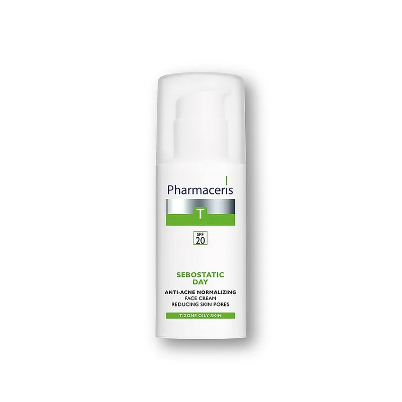 Pharmaceris Sebostatic Day Anti-Acne Normalizing Face Cream SPF 20 50 ml, Mænd, Ansigtspleje, Uren Hud