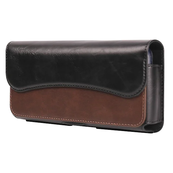 6.7-6.9 inch Mobile Phone Belt Bag Anti-Fall PU Leather Waist Bag Phone Case With Magnetic Closure/ (Multi-color)