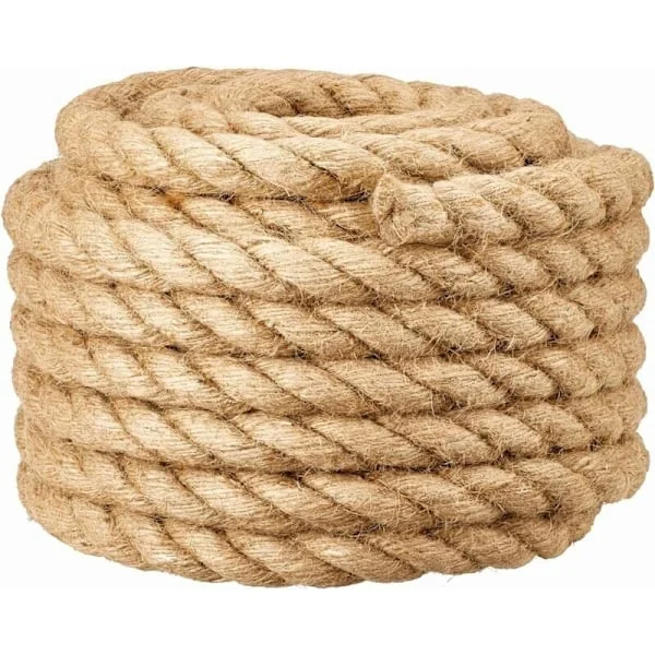 20mm Barrieretau for Trappegelender/Balkongrekkverk, Hyssing for Tau Trekking, Husker, Skip og Heis, Battle Rope og Klatring i Gym, 20mm10m, Beige..