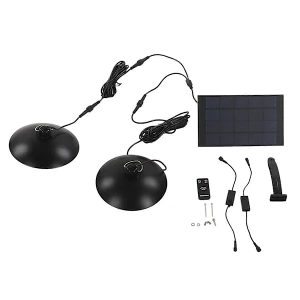 /EA/LED Solpanel Hängande Lampa Delad Design Vattentät Ljuskontrollerad Induktion Solpanel Skjul Lampa Automatisk Laddning Sollampa