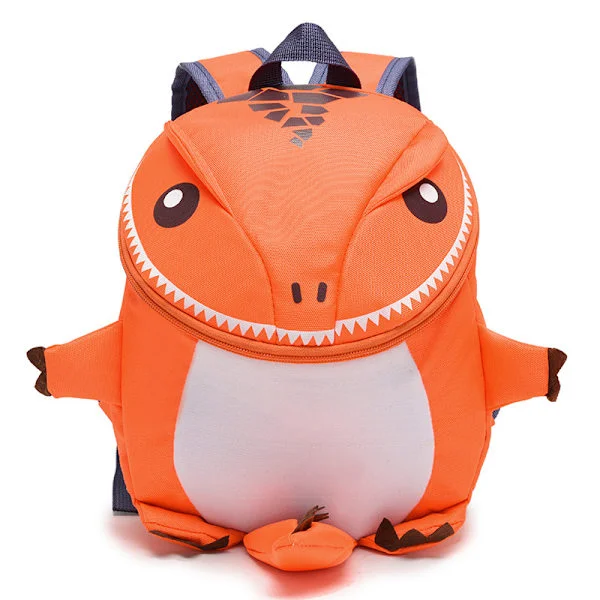 Barnens Skolryggsäck 3D Dinosaurie Ryggsäck För Pojkar Barn Ryggsäckar Barn Kindergarten Liten Skolväska Flickor Söt, orange