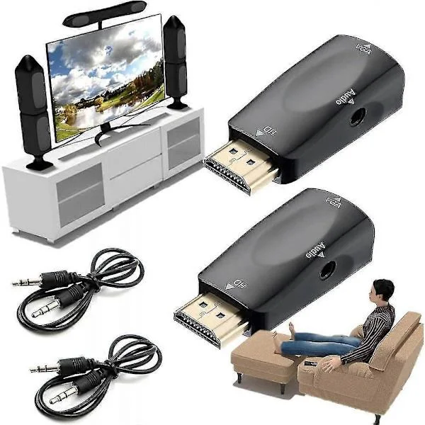 TV Streaming Enhet, Smart TV Streaming Box, TV Streaming Enhet, Trådlös Display Adapter, 1080p TV Box, HD Konverterare, HDMI Till VGA