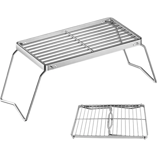 30×16 cm kokoontaitettava grilli, grilli, grilligrilli, retkigrilli, taitettava BBQ-grilli, retkigrilli, BBQ-grilli, sopii retkeilyyn, piknikille, 