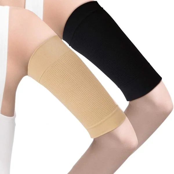 4 Pairs Slimming Arm Sleeves, Elastic Compression Arm Shapers-FX-