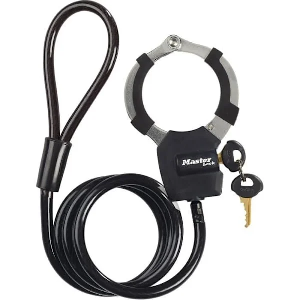 Stöldskydd Masterlock Stöldskyddsscooter Handbojor Street Cuff - Svart