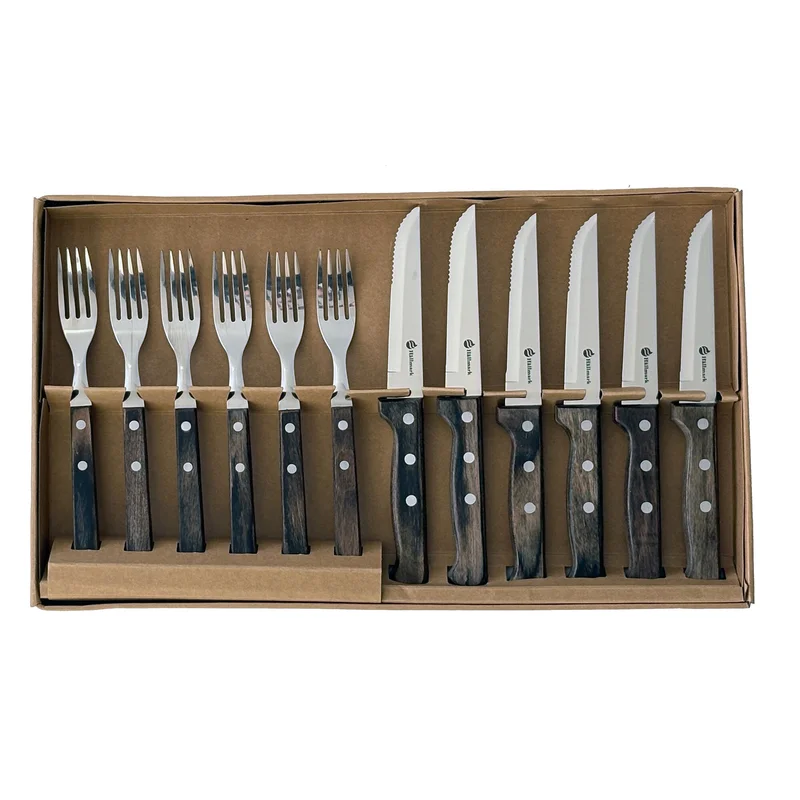 Hällmark Grillbestick med handtag polywood 12 delar | Dukning & Servering > Bestick > Grillbestick | Bagaren och Kocken