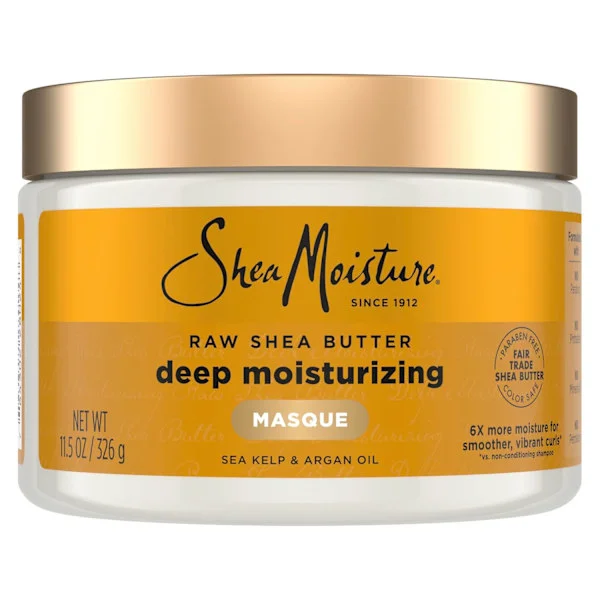 Raw Shea Butter Deep Moisturizing Hair Masque för lockigt hår Raw Shea Butter Deep Conditioner för att återfukta och förnya håret 326 g