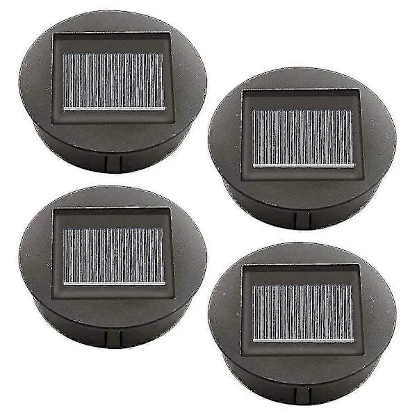 4 stk. Solcellelamper med LED-pærer, Solcelle Topplys Erstatning, LED Solcelle