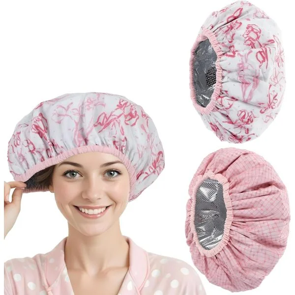 2 stk. - Hårmaske - Varmemaske - Hårmaske med konstant temperatur - Egnet for farging, permanenting, dyp pleie