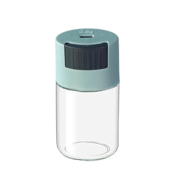 Glass Saltspreder med fuktbestandig forsegling, enkel påfylling, transparent design, matvaregodkjent krydder