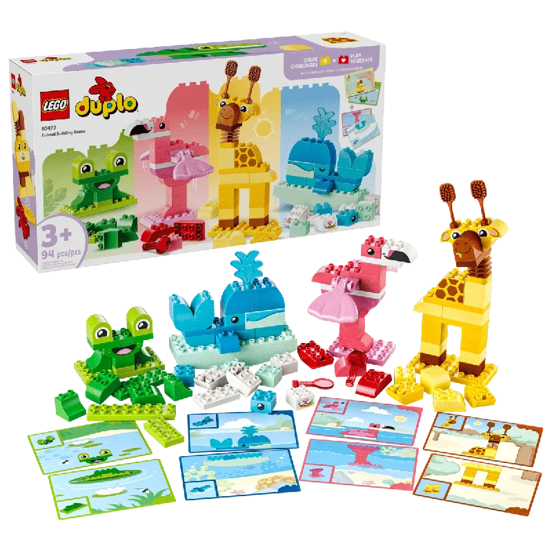 LEGO-LEGO DUPLO Town Bygglek med djur 10472-LEGO Duplo Bygg et dyr 10472-LEGO-LEGO