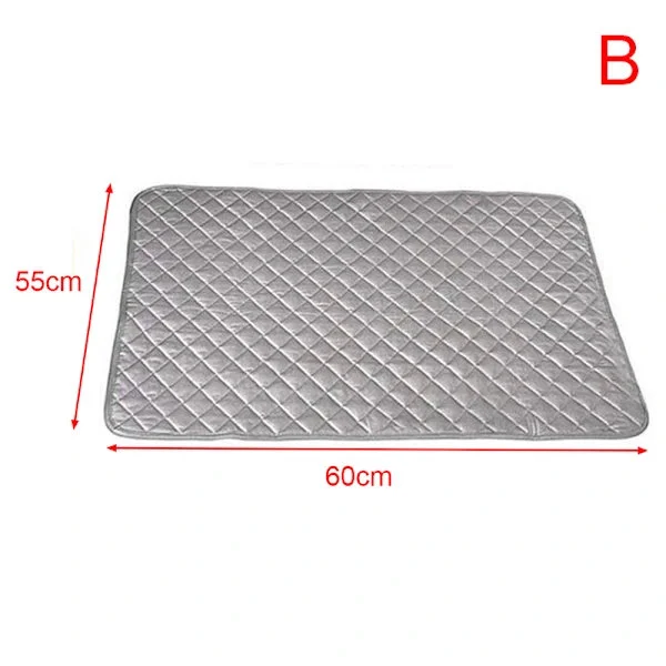 Kompakt bärbar strykmatta strykbräda resande torktumlare tvättmaskin silver 60*55cm