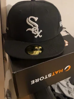 Svart New Era 59FIFTY keps White Sox