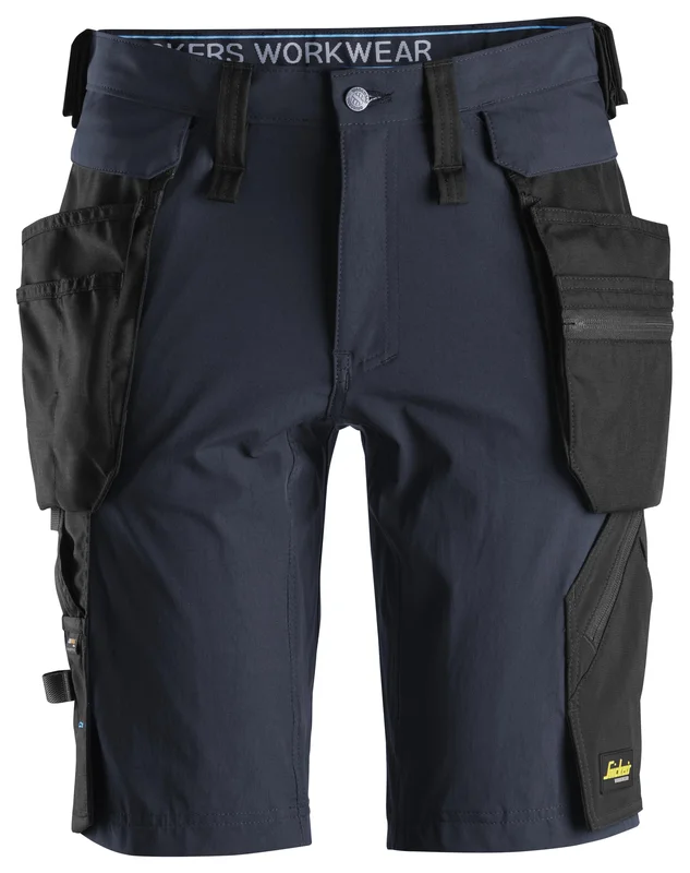 Snickers Workwear 6108 LiteWork Shortsit laivastonsininen/musta Laivastonsininen/Musta, Vaatteet