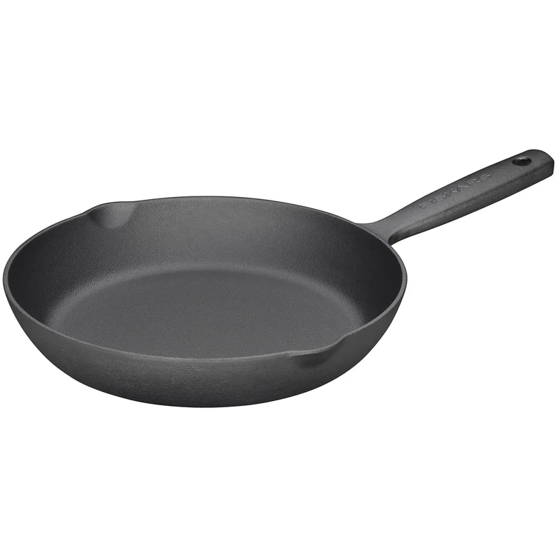 Fiskars Folken stekepanne 24 cm, støpejern' - 'Svart