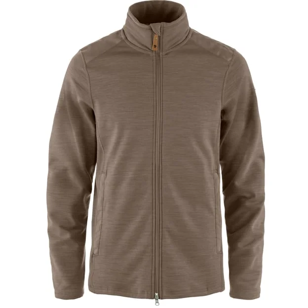 Fjällräven Men's Keb Fleece in Suede Brown/Braun, G-1000 /Wolle | Size: Large