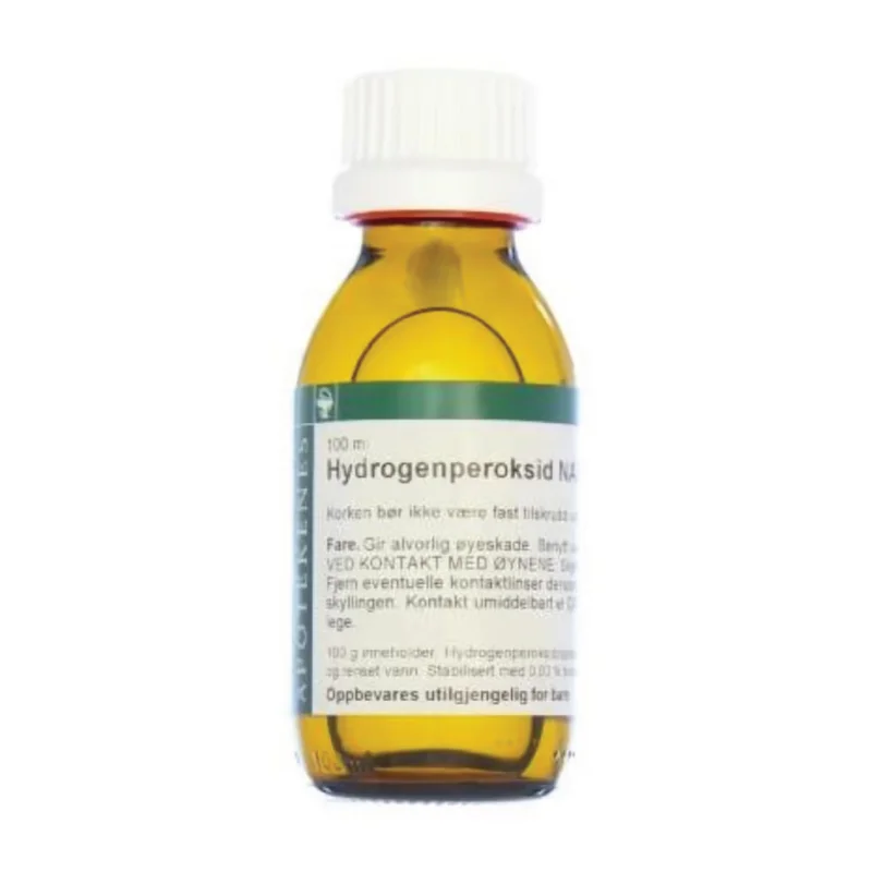 NAF Hydrogenperoksid 10 % oppløsning, 100 ml