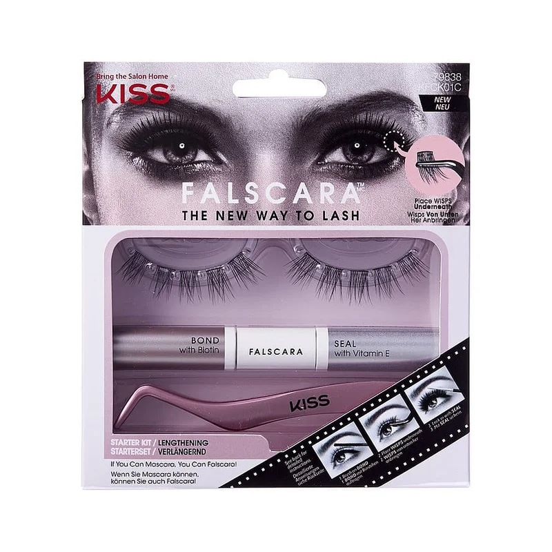 Kiss Falscara Kit, Makeup, Øjenvipper, Kunstige Øjenvipper