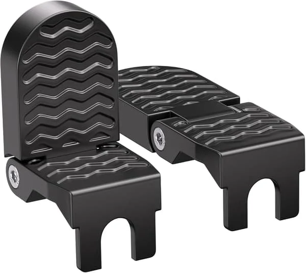 2 sykkel bakpedaler, fotpinne i aluminium, sklisikre elsykkel fotpinner for passasjer, sammenleggbare bakre sykkelpedaler for elsykkel, terrengsykkel