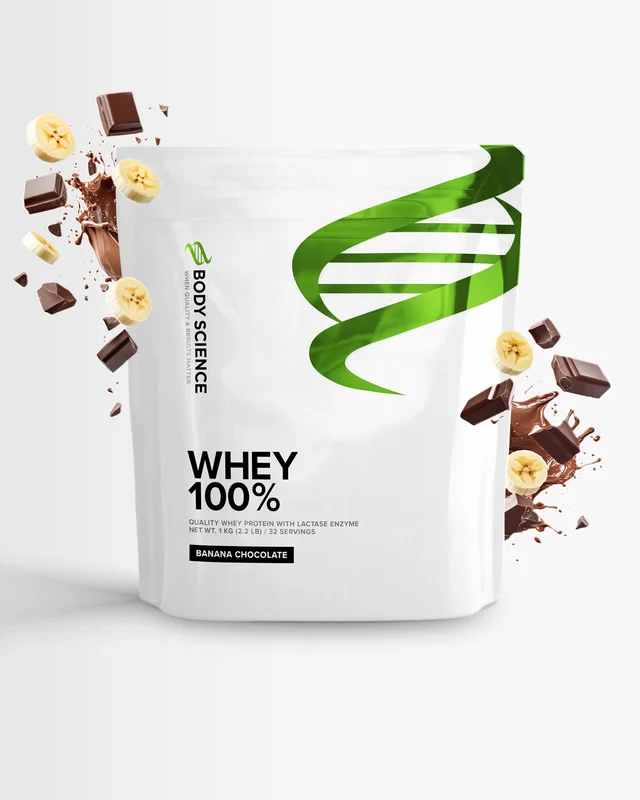 Whey 100% Banana Chocolate - Proteinpulver banan og chokolade