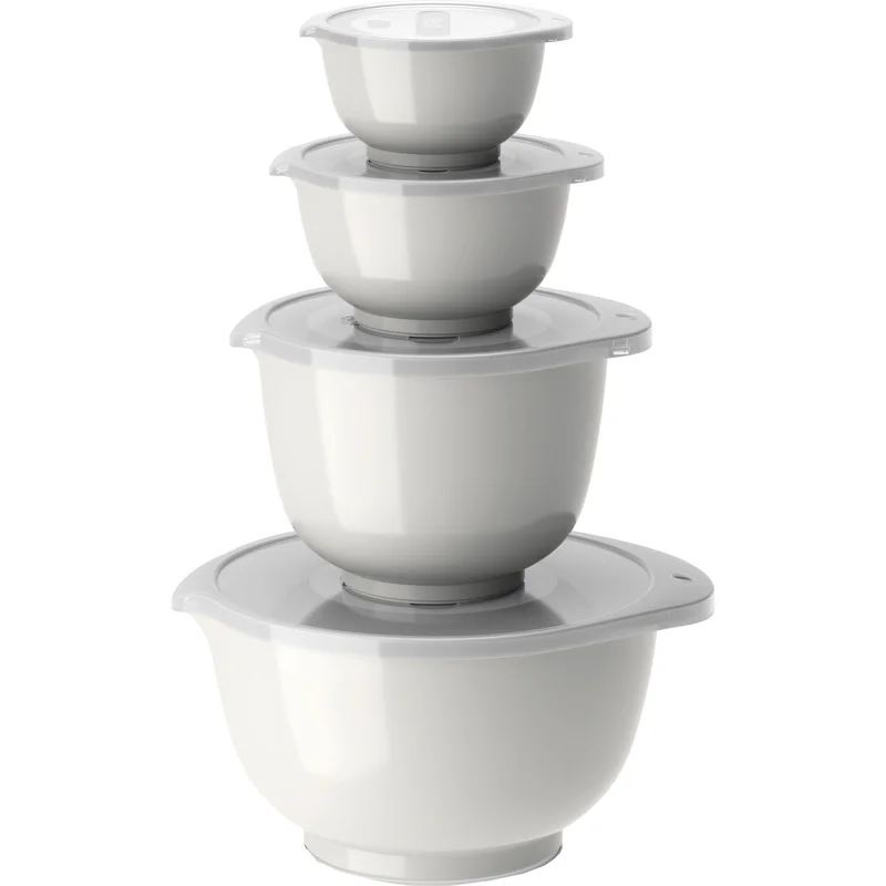 Rosti NEW Margrethe skåle 0,25 + 0,5 + 1,5 + 3 liter, hvid - White | KitchenOne