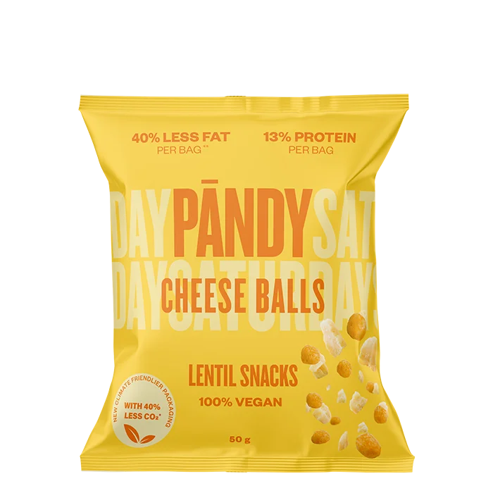 Pandy Pändy Lentil snacks Cheese balls 50 g