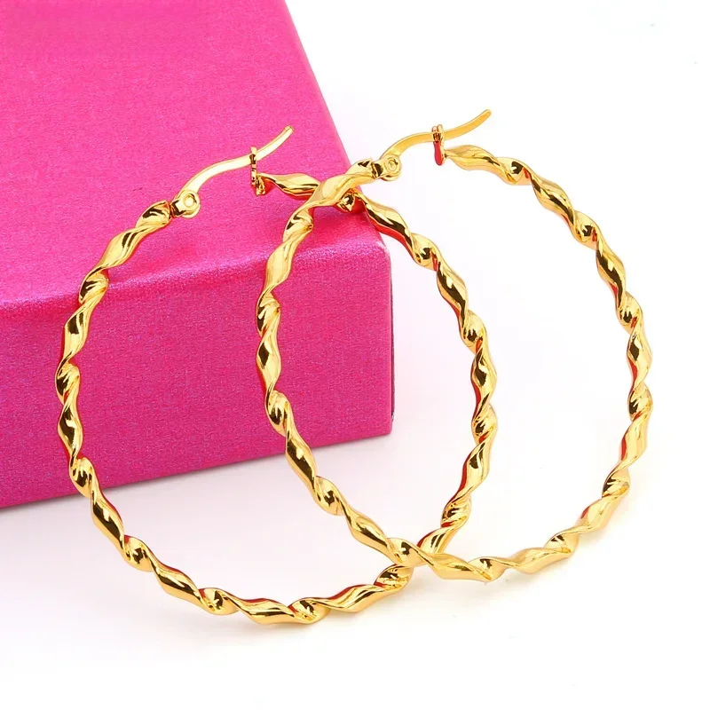 AliExpress - ICAM Nieuwe Zilver Goud Rose Goud Kleur Grote Hoepel Oorbellen Hoops Bohemian Oorbellen Cirkel Hoepel Oorbellen Voor Vrouwen Partij 