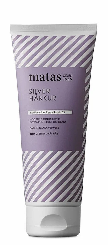 Matas Striber Silver Hårkur til Gråt og Blondt Hår 200 ml, Hår, Shampoo & Hårpleje, Hårkur