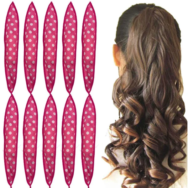 10 Pcs Soft Hair Rollers for Heatless Curls Overnight, No Heat Foam Rollers