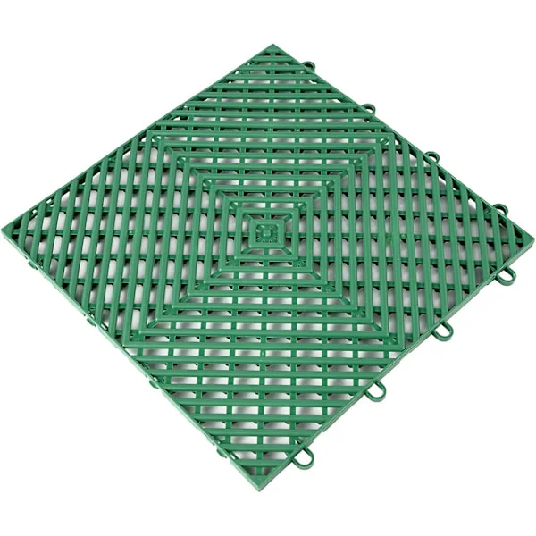 40x40x1,8cm Sammanlåsande Trall 1 ST Polypropen Plastplattor Utomhusbeläggning Sammanlåsande Golv för Pooler Dusch Badrum Däck Garage_tfrf