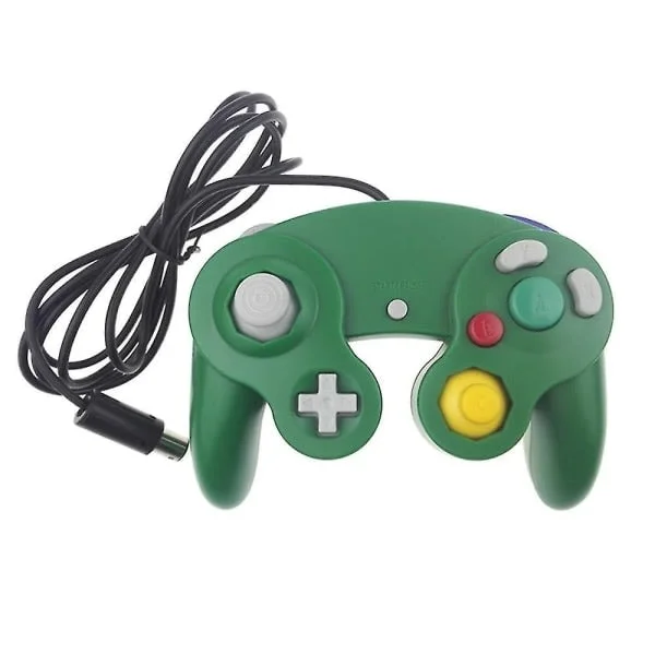 Ny kablet kontroller for Nintendo Gamecube-konsoll Wii U-konsoll grønn