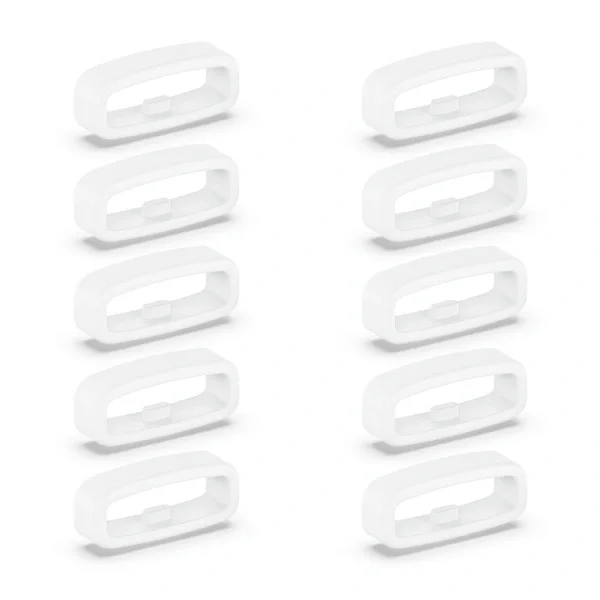 10st Klockarmbandsfästringar 18mm/20mm/22mm Armbandshållare Ersättning Smartwatch Remhållare Vit 20MM