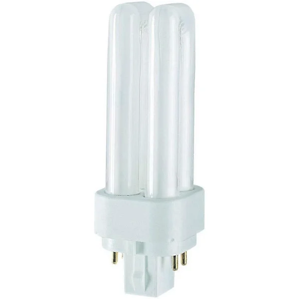 Dulux DE 13W Compact Fluorescent Lamp, G24q-1 Base, Extra Warm White 2700K, Energy Efficient Lighting, 13 Watt (FMY)