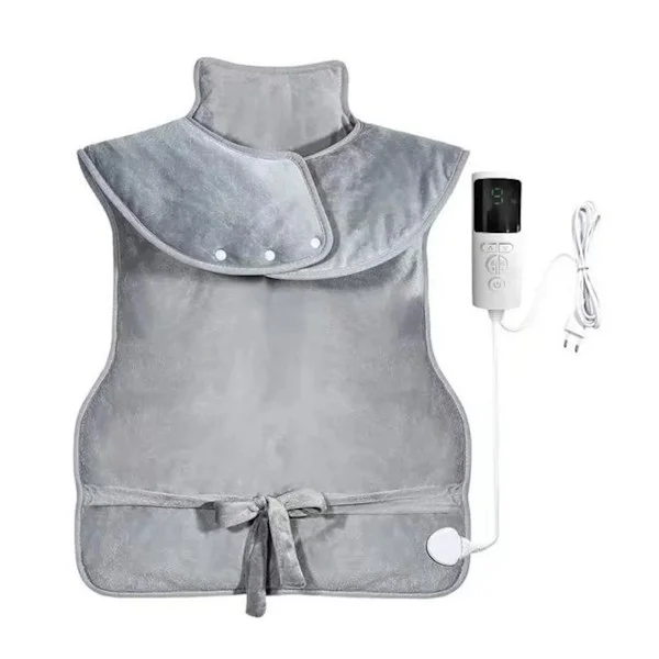 USB Electric Heated Warm Shawl Portable Washable Heating Fleece Blanket Unisex Plush Blanket For Home/Office US plug