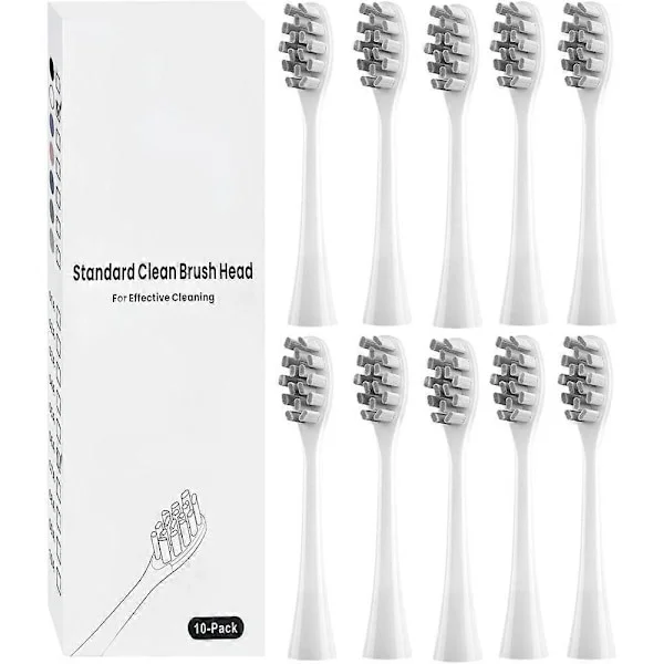 10-pack Tandborsthuvuden Kompatibla med Oclean Elektrisk Tandborste, Ersättningsborstar Lämpliga för Oclean One, Flow, X Pro, X Pro Elite, X Pro Digi