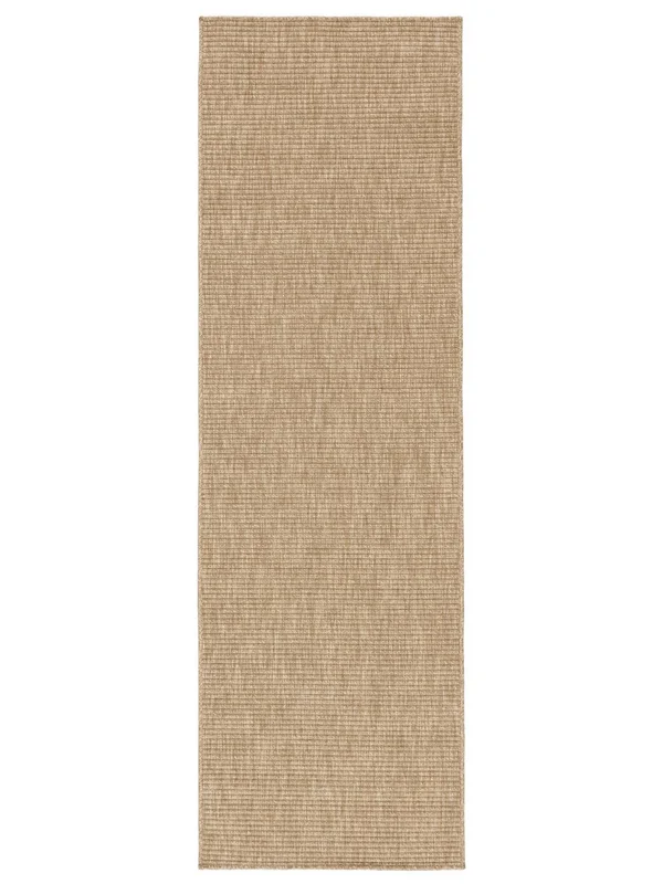 Jutte Binnen-/Buitenkleed Wasbaar 80X250 Klein Beige Loper Vloerkleed