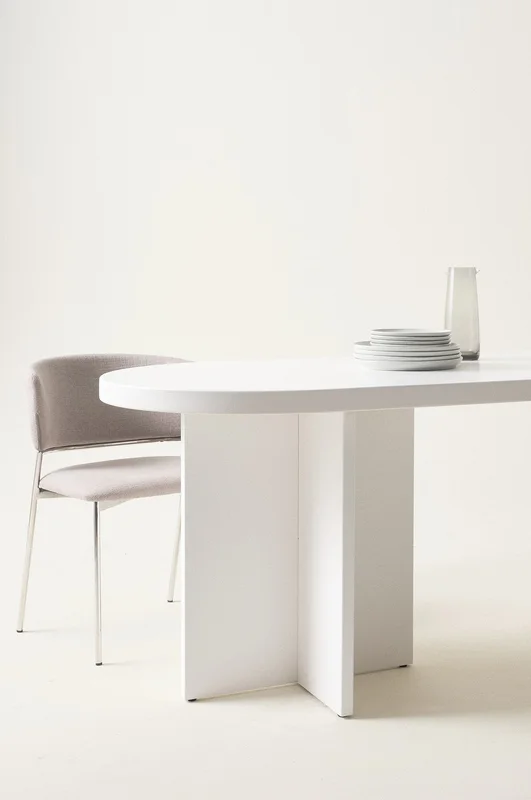 Jotex - Eettafel 80x260 Cm Wit Wit - CRUZ - Koop Eettafels bij Jotex