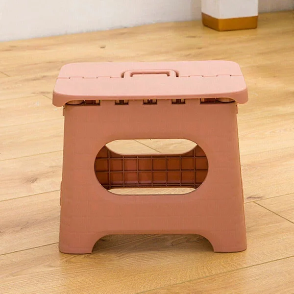 Large Step Stool Foldable Multifunctional Heavy Duty Home Kitchen Kids G L Pink
