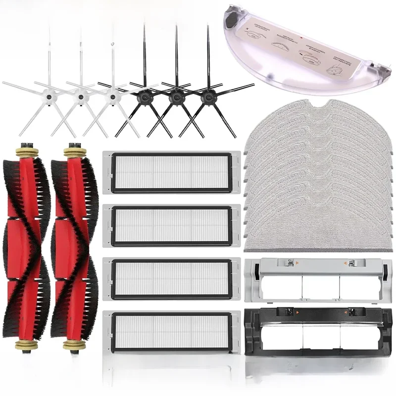 AliExpress - Voor Xiaomi Roborock S5 S50 S51 S55 S6 S60 S6 Pure Stofzuiger Accessoires HEPA Filter Mop Doek Side Belangrijkste Borstel Onderdelen